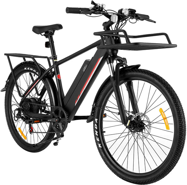 Speedrid Electric Bikes for Adult, 26'' Electric Bicycle Gift for Men, 350W Electric Trek ebike Bicycle for Adult Hybrid Road e Bike with 36V/10.4Ah Removable Battery